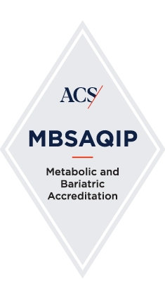 American College of Surgeons MBSAQIP Metabolic and Bariatric Accreditation Logo