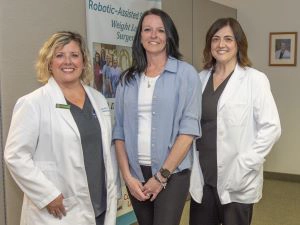 Heidi with Dr. Duke and Jessica Custer, NP